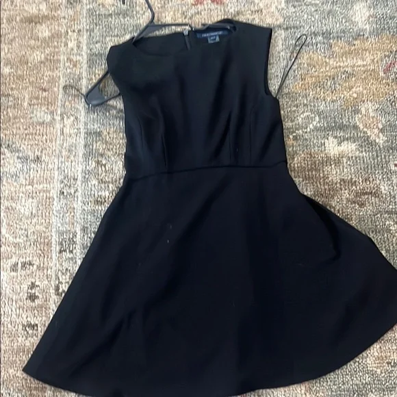 French Connection | Dresses | French Connection Black Sleeveless Aline Midi  Dress | Poshmark